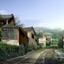 Схема вышивки «Пейзаж»