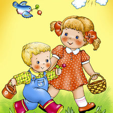 Схема вышивки «детское»