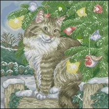 Схема вышивки «под Новый год»