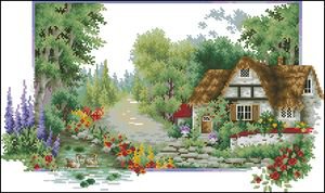 домик в деревне - картинка - оригинал