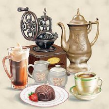 Схема вышивки «Кофейная церемония»