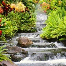 Схема вышивки «водопад»