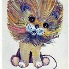 Схема вышивки «Лев»