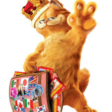 Схема вышивки «гарфилд»