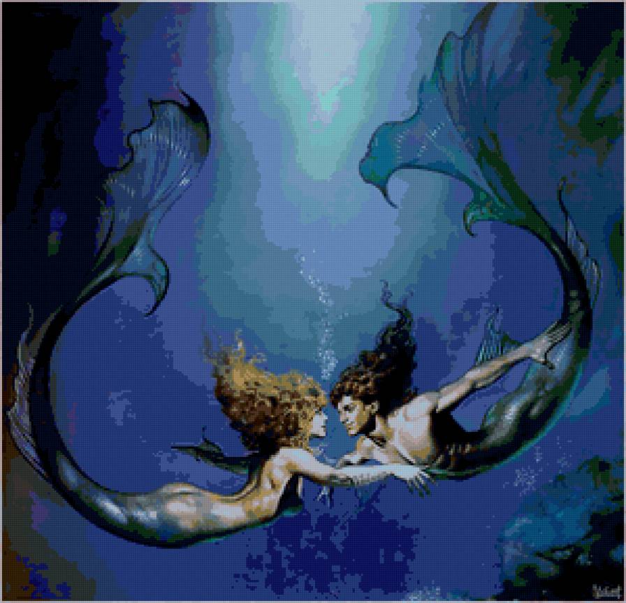 Русалки - вода, море., русалки - предпросмотр