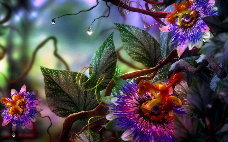 Цветы - природа, цветы - оригинал