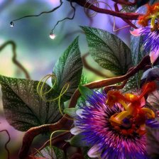 Схема вышивки «Цветы»