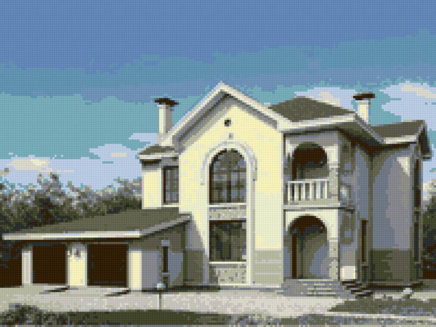 Дом с верандой - предпросмотр