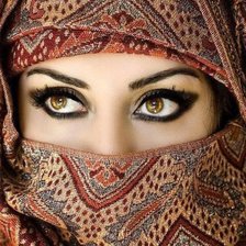 Схема вышивки «Глаза»