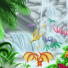 Схема вышивки «Дракоши»