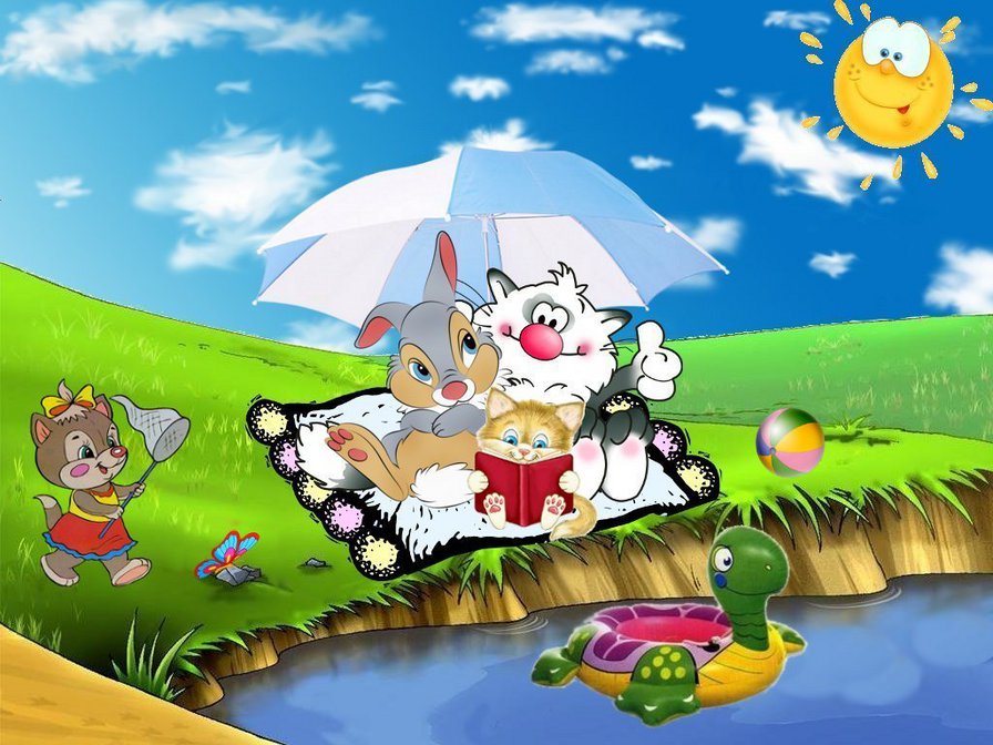 Друзья - животные, детское - оригинал