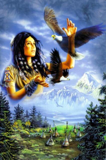 говорящая с птицами - оригинал