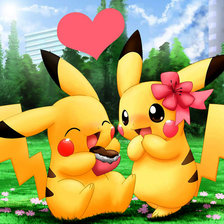 Схема вышивки «Пикачу»