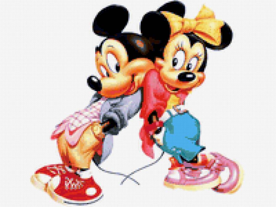 парочка - мультфильмы, детское, микки маус - предпросмотр