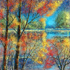 Схема вышивки «осень»