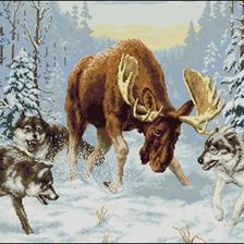 Схема вышивки «западня»