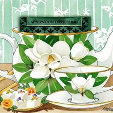 Схема вышивки «Чаепитие»