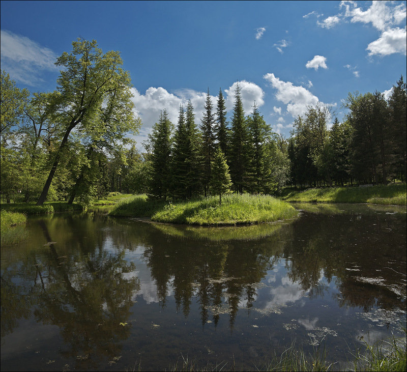 пейзаж - лето, река, вода, пейзаж - оригинал