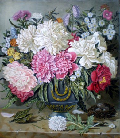 Серия "Пионы" - пионы, цветы - оригинал