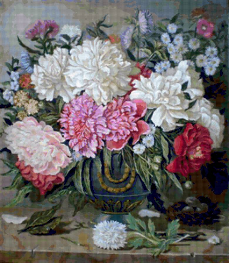 Серия "Пионы" - пионы, цветы - предпросмотр