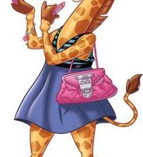 Схема вышивки «жирафчик»