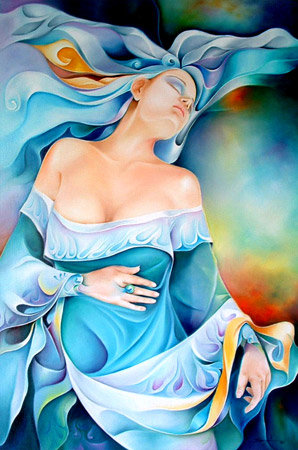 №6427 - девушка, дама - оригинал