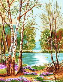 природа - весна, березы - оригинал