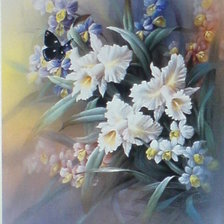 Схема вышивки «райский сад»