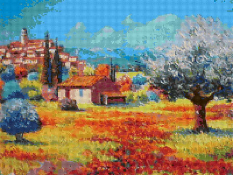 солнечные краски - пейзаж - предпросмотр