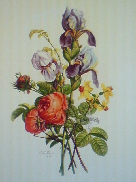 гобелен - цветы - оригинал