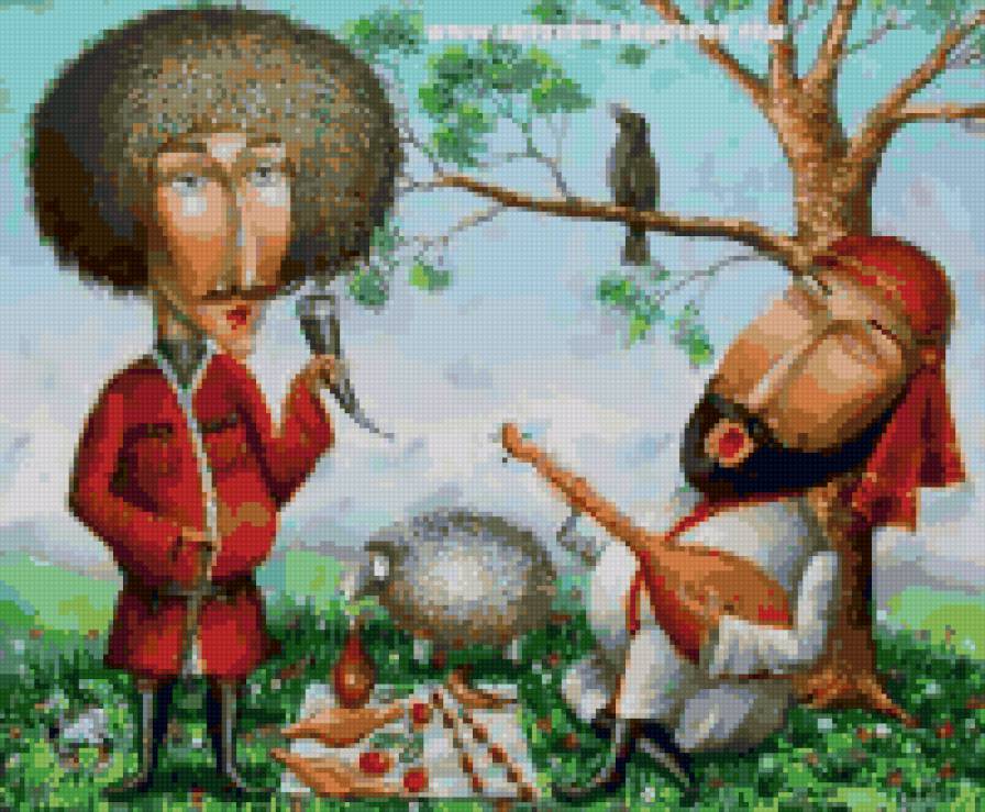 Грузинские напевы - люди - предпросмотр