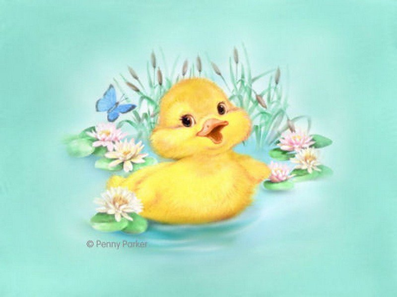 Серия "Детское" - утки, птицы, мультики - оригинал