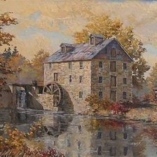 Схема вышивки «Серия "Дома"»