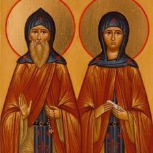 Схема вышивки «Святые Петр и Феврония»