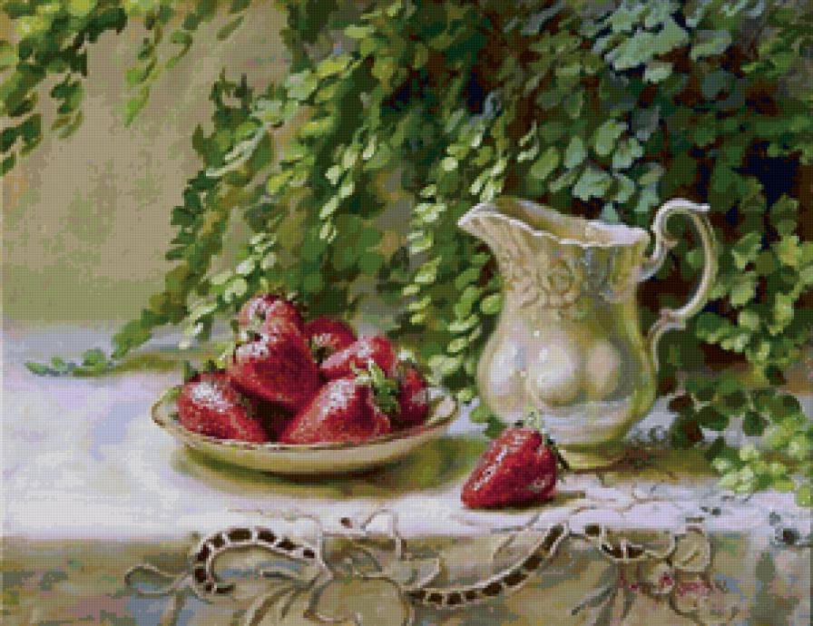 №7129 - цветы, фрукты, натюрморт - предпросмотр