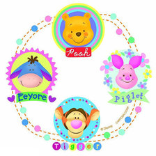 Схема вышивки «винни-пух»