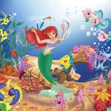 Схема вышивки «русалочка»