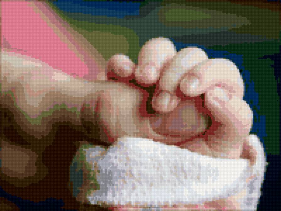 Ручки - руки мамы и дитя - предпросмотр