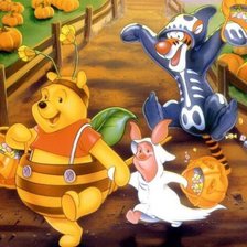 Схема вышивки «винни-пух»