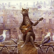 Схема вышивки «Питерский кот»