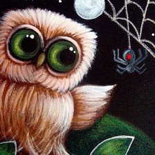 Схема вышивки «Сова)»
