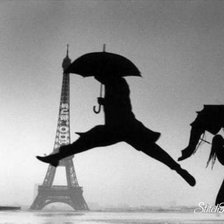 Схема вышивки «Привет Париж»