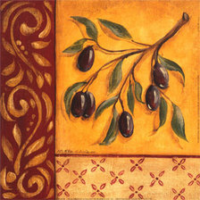 Схема вышивки «Маслины»