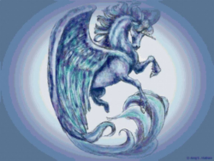 конь - единорог, пегас - предпросмотр