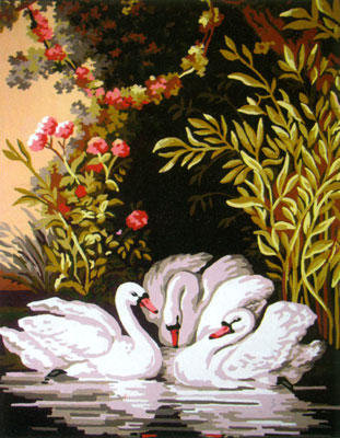 Лебеди) - лебеди - оригинал