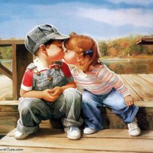 Схема вышивки «первый поцелуй»