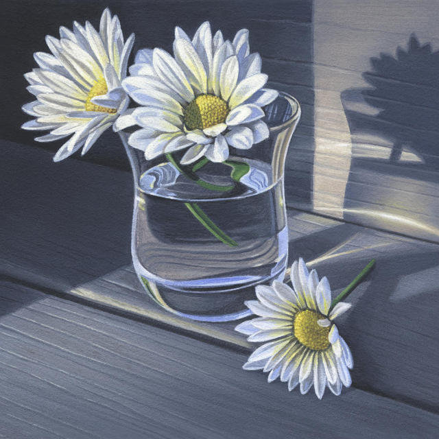 Ромашки - натюрморт, цветы, ромашки - оригинал