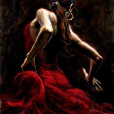 Схема вышивки «Танцовщица»