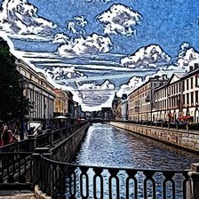 Схема вышивки «Питер1»