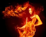 дама - огонь - оригинал